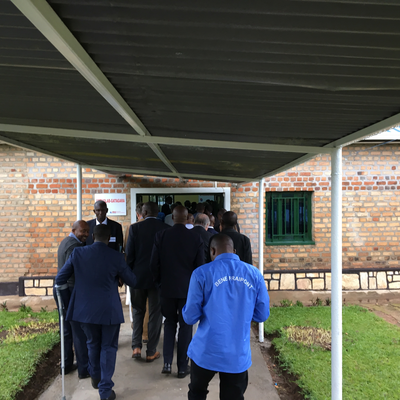 Visitors to ORTHOLAB.  HVP-Gatagara | Gatagara, Rwanda.  