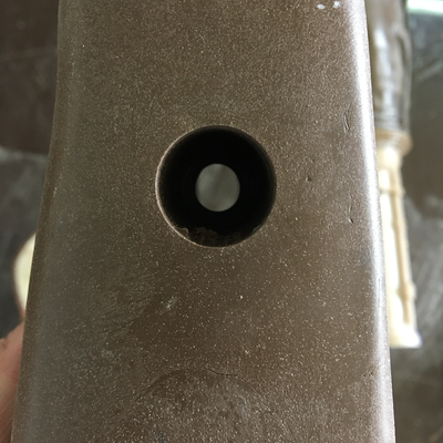 The bottom of an off-the-shelf prosthetic foot.  HVP-Gatagara | Gatagara, Rwanda.  