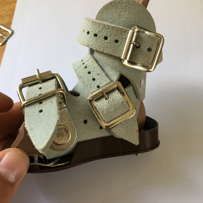 Assembled 3D printed foot abduction brace boot.  Lake Victoria Disability Centre | Musoma, Tanzania.