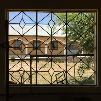 A window grille crafted by an LVDC staff member.  Lake Victoria Disability Centre | Musoma, Tanzania.