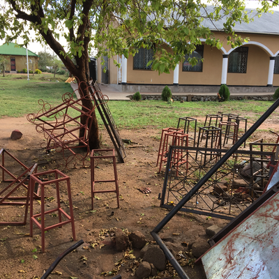 Various metal works constructed in the LVDC metal shop.  Lake Victoria Disability Centre | Musoma, Tanzania.
