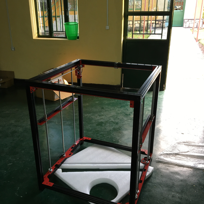 Construction of the Modix3D Big 60 large format 3D printer.  HVP-Gatagara | Gatagara, Rwanda.  