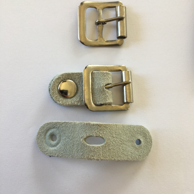 Detail view of buckle -- off-the-shelf foot abduction brace.  Lake Victoria Disability Centre | Musoma, Tanzania.  