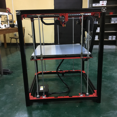 Construction of the Modix3D Big 60 large format 3D printer.  HVP-Gatagara | Gatagara, Rwanda.  