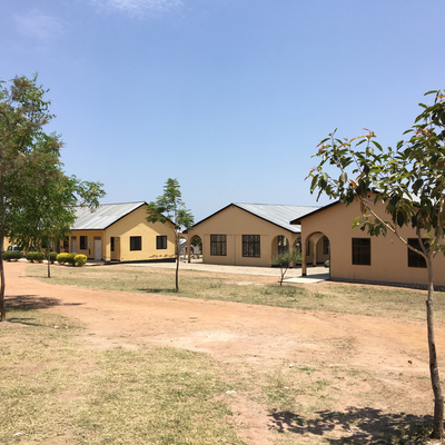 The Lake Victoria Disability Centre Campus consisted of many yellow buildings with corrugated metal roofs, all built and maintained by LVDC staff.  Lake Victoria Disability Centre | Musoma, Tanzania.