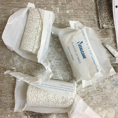 Plaster bandages for creating plaster casts.  HVP-Gatagara | Gatagara, Rwanda.  