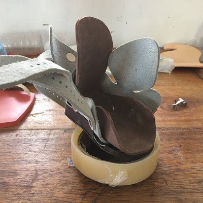 Assembled 3D printed foot abduction brace boot.  Lake Victoria Disability Centre | Musoma, Tanzania.