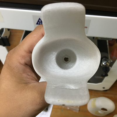 3D printed distal cap, as part of 3-piece prosthetic device designed by Roberto Postelmans.  ORTHOLAB | Gatagara, Rwanda.