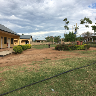 The Lake Victoria Disability Centre Campus consisted of many yellow buildings with corrugated metal roofs, all built and maintained by LVDC staff.  Lake Victoria Disability Centre | Musoma, Tanzania.