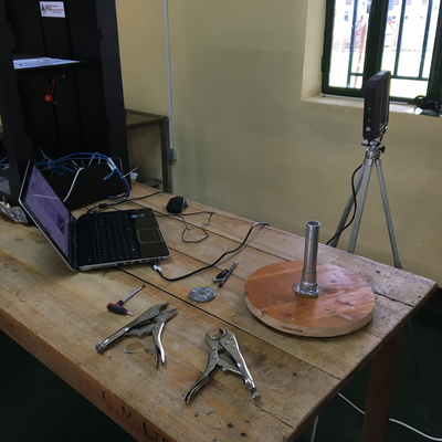 3D scanning setup.  ORTHOLAB | Gatagara, Rwanda.