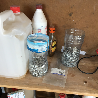 A rack in the P&O workshop.  Lake Victoria Disability Centre | Musoma, Tanzania.