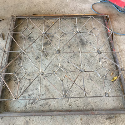 A window grille crafted by an LVDC staff member.  Lake Victoria Disability Centre | Musoma, Tanzania.